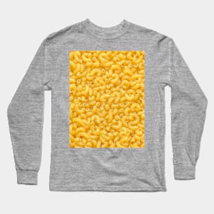 Macaroni Pasta Elbow Noodles Food Photograph Long Sleeve T-Shirt